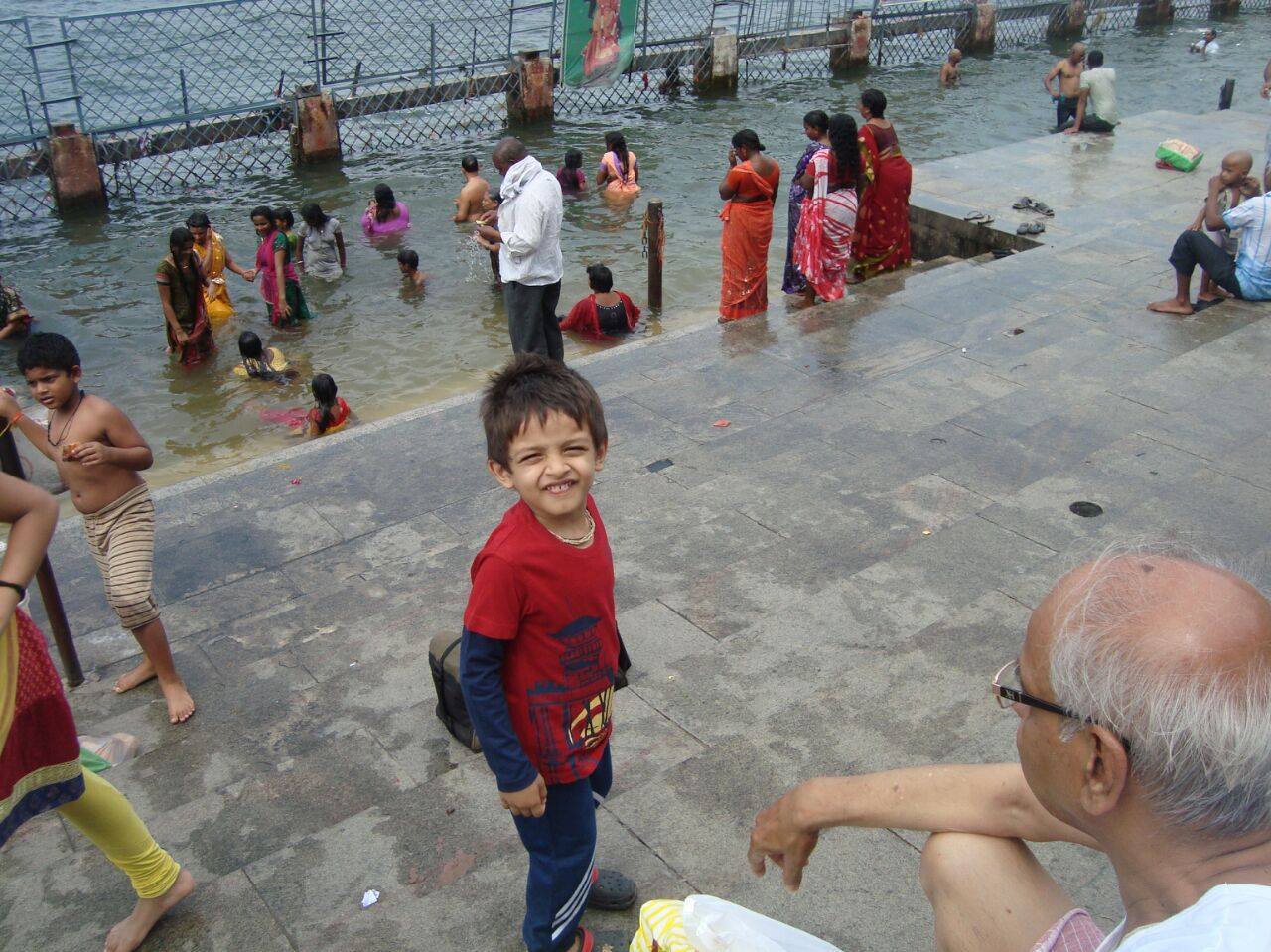 Holy Dip in River Krishna